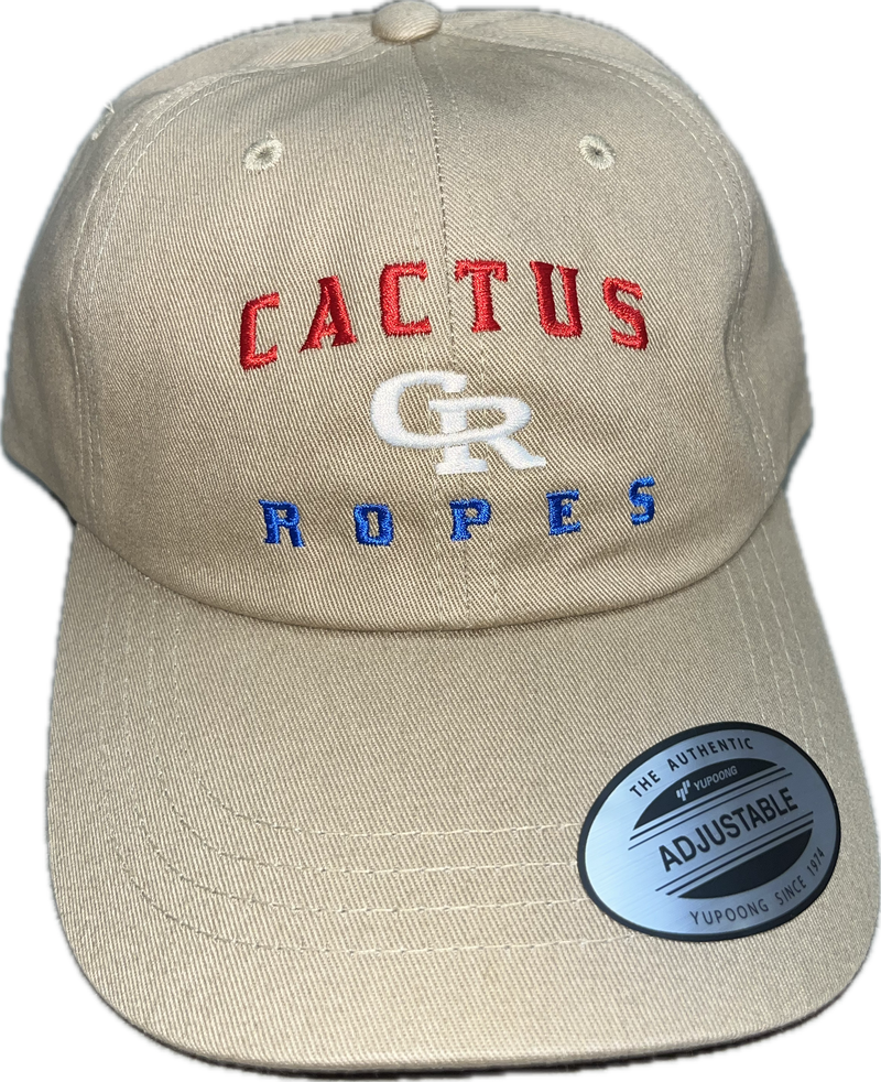 Load image into Gallery viewer, Cactus Ropes Solid Back Ball Cap - Tan
