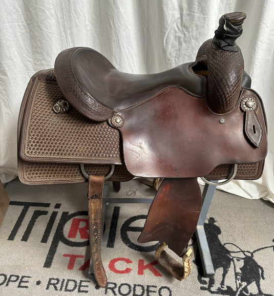 Used Dale Martin Ranch Cutter Saddle 15