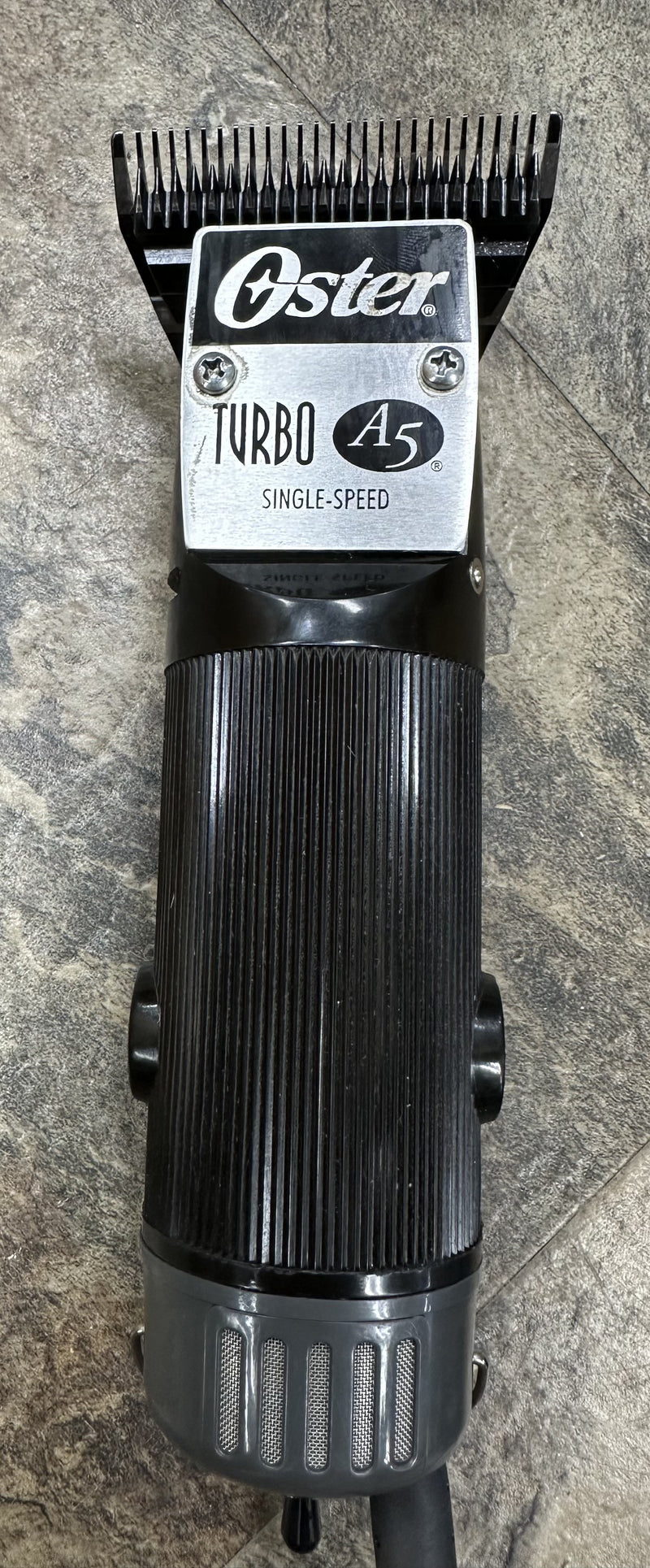 Load image into Gallery viewer, Used/Refurbished Oster Turbo A5 Single Speed Clipper - Black
