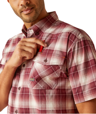 Load image into Gallery viewer, Ariat Mens Short Sleeve Rebar Made Tough DuraStretch Work Shirt
