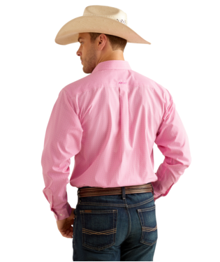 Ariat Mens Wrinkle Free Oden Classic Fit Long Sleeve Shirt - Rose Violet