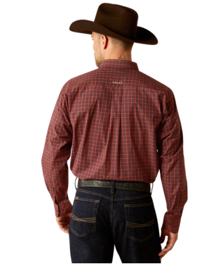 Load image into Gallery viewer, Ariat Mens Pro Series Pavel Classic Fit Long Sleeve Shirt - Burgundy
