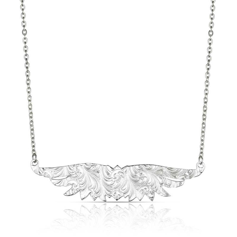 Load image into Gallery viewer, Montana Silversmith's Southwestern Resilience American Made Feather Necklace
