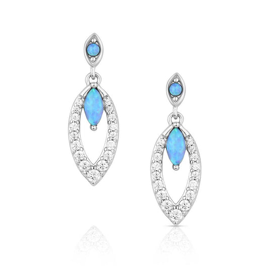 Montana Silversmith's Dancing in the Rain Opal Earrings