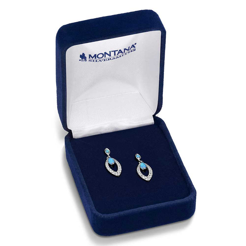 Load image into Gallery viewer, Montana Silversmith's Dancing in the Rain Opal Earrings
