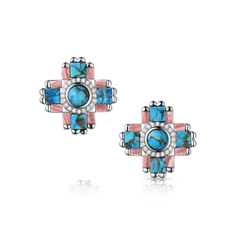 Load image into Gallery viewer, Montana Silversmith's Turquoise Blush Earrings
