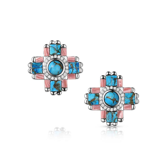 Montana Silversmith's Turquoise Blush Earrings