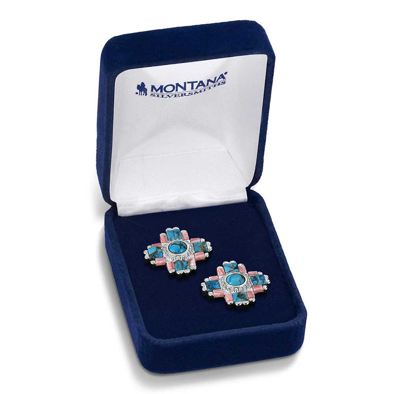 Load image into Gallery viewer, Montana Silversmith's Turquoise Blush Earrings
