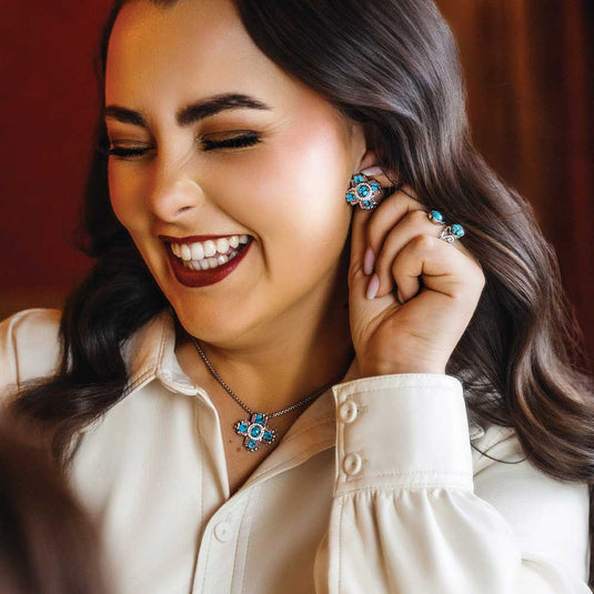 Montana Silversmith's Turquoise Blush Earrings