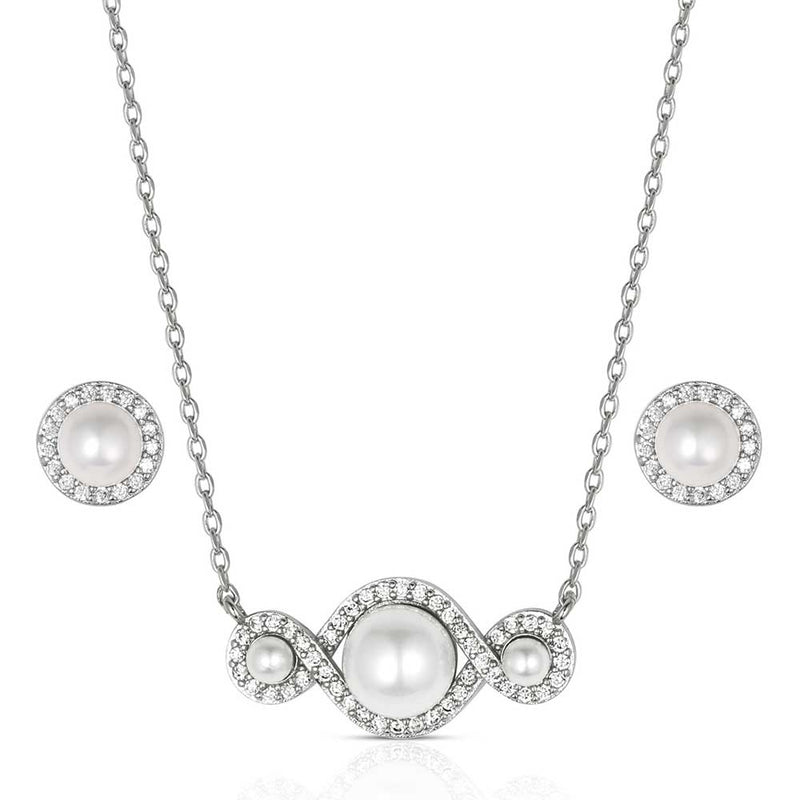 Load image into Gallery viewer, Montana Silversmith's Entwined in Pearls Jewelry Set
