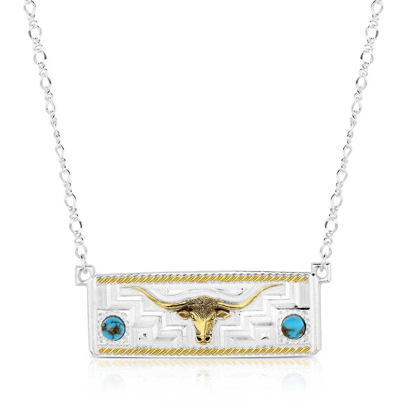 Load image into Gallery viewer, Montana Silversmith's Longhorn Trails Necklace
