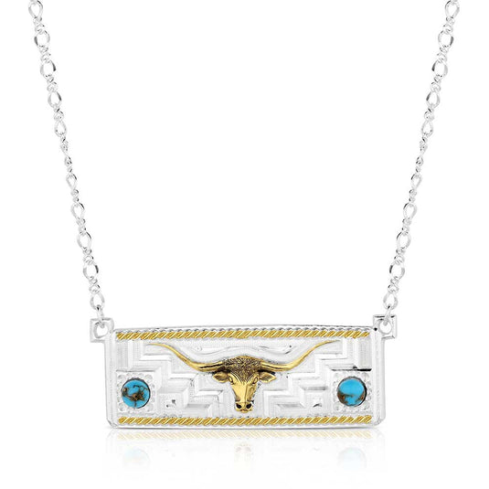Montana Silversmith's Longhorn Trails Necklace