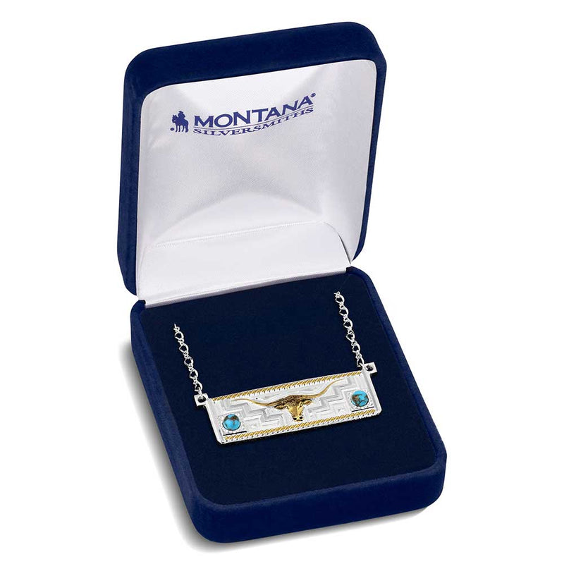 Load image into Gallery viewer, Montana Silversmith's Longhorn Trails Necklace
