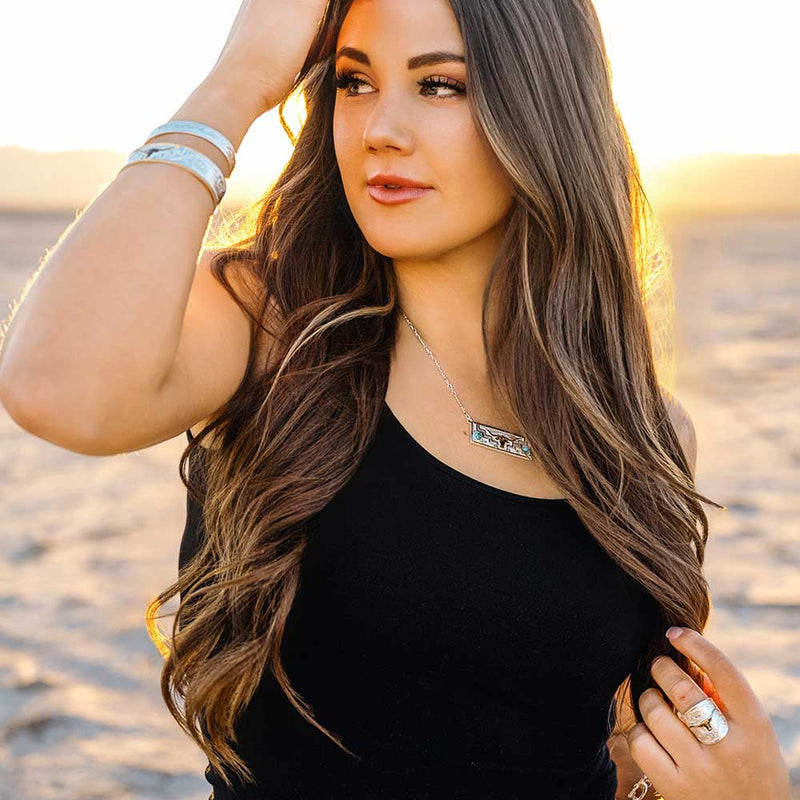 Load image into Gallery viewer, Montana Silversmith's Longhorn Trails Necklace
