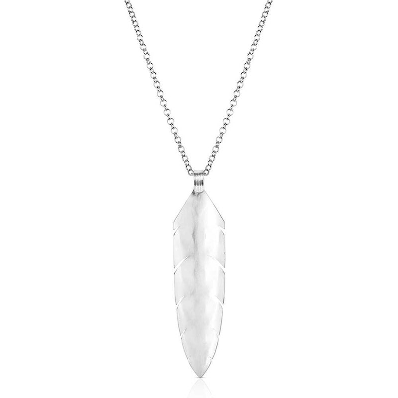 Load image into Gallery viewer, Montana Silversmith's Painted Sky Feather Necklace

