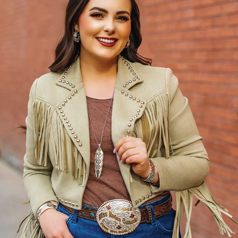 Load image into Gallery viewer, Montana Silversmith's Painted Sky Feather Necklace
