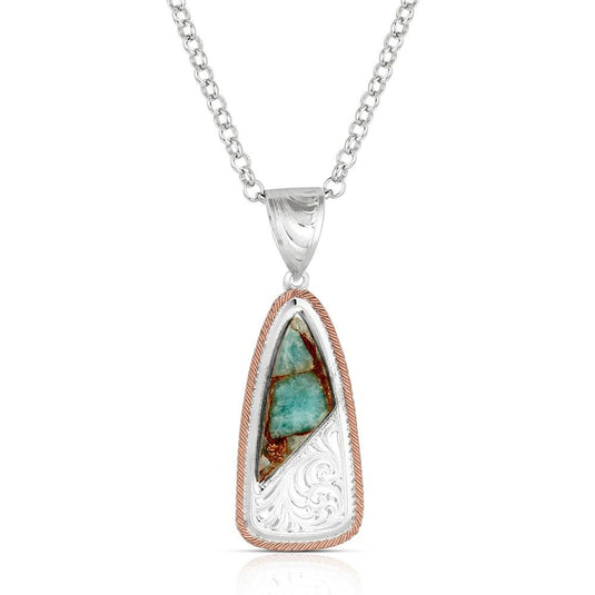 Montana Silversmith's Shadowed Pines Turquoise Necklace