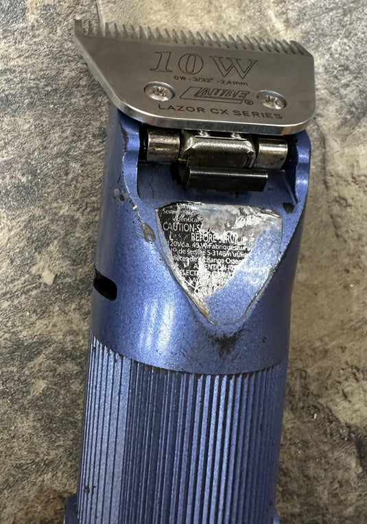 Used/Refurbished Oster Turbo A5 Double Speed Clipper - Blue