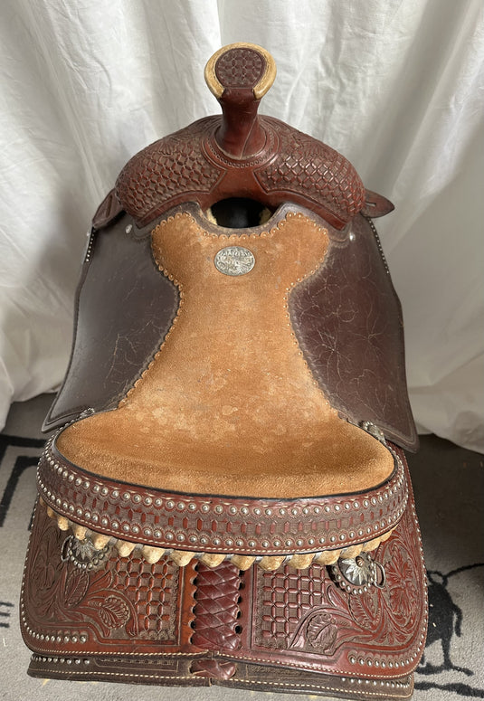 Used Martin 7/8 Combo Team Roper Saddle 14.5"