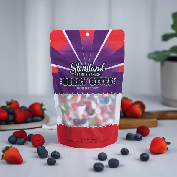 Load image into Gallery viewer, Stensland Family Farms Freeze-Dried Berry Bites Skittles - 4 oz
