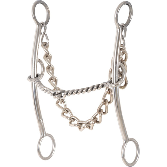 Classic Equine Goostree Pickup Short Shank Twisted Wire Bit