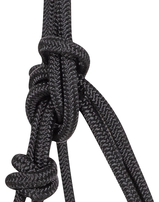 Classic Equine Rope Chain Link Rope Halter - Black