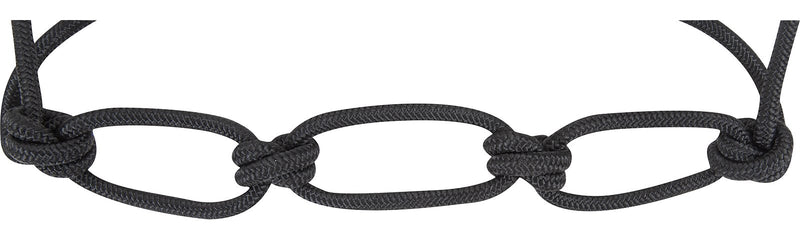 Load image into Gallery viewer, Classic Equine Rope Chain Link Rope Halter - Black
