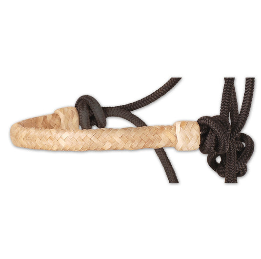 Classic Equine Braided Rawhide Rope Halter with Lead