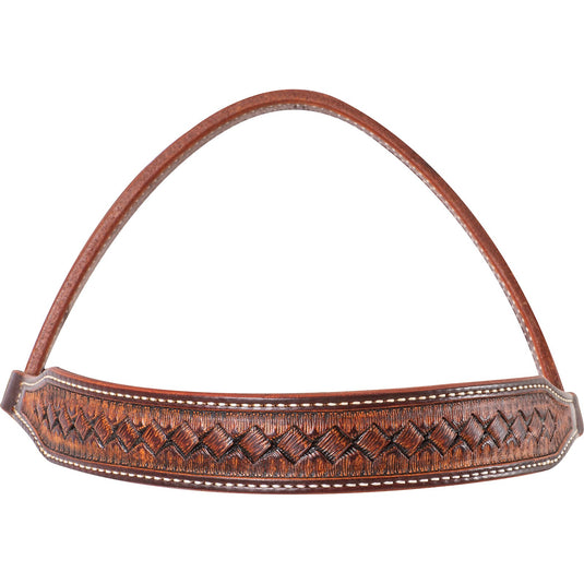 Martin Weathered Antique Weave Stamp Browband Headstall