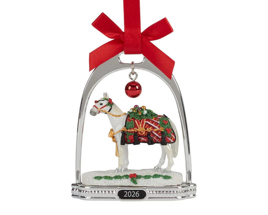 Breyer Holiday Stirrup Ornament 2026 - Holiday Homecoming