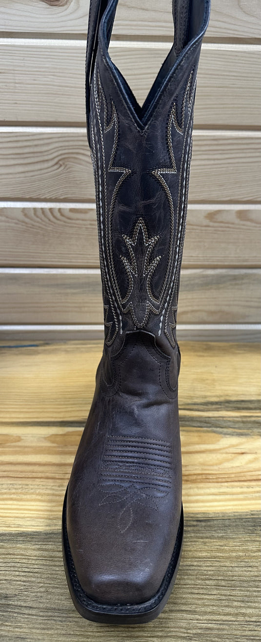 JB Dillon Women Square Toe Western  Boot - Brown