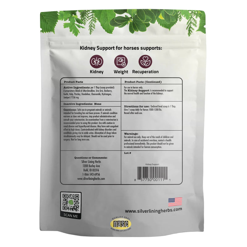 Load image into Gallery viewer, Silver Lining Kidney Support for Horses - 1 LB
