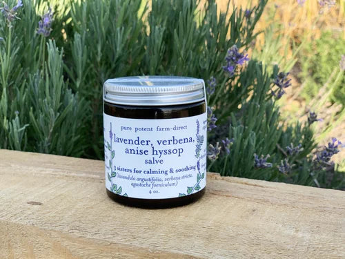 Load image into Gallery viewer, Laka Herb Farm Lavender, Verbena, Anise Hyssop Salve
