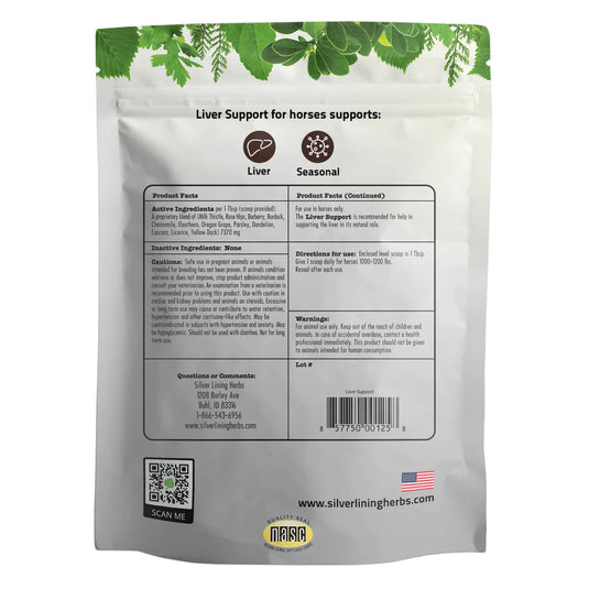 Silver Lining Liver Support for Horses - 1 LB