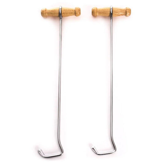 M & F Long Wooden Boot Hooks - 13