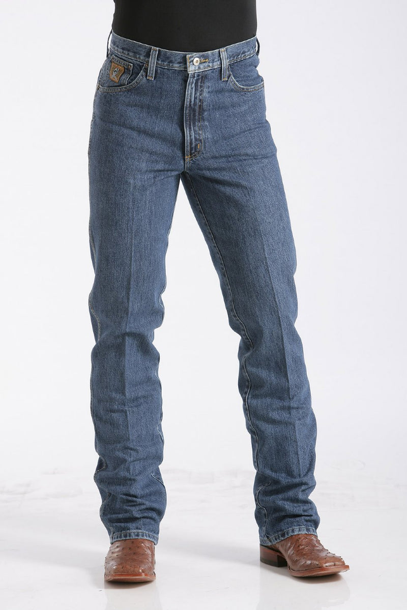Load image into Gallery viewer, Cinch Bronze Label Slim Fit Denim Jean - Dark Stonewash
