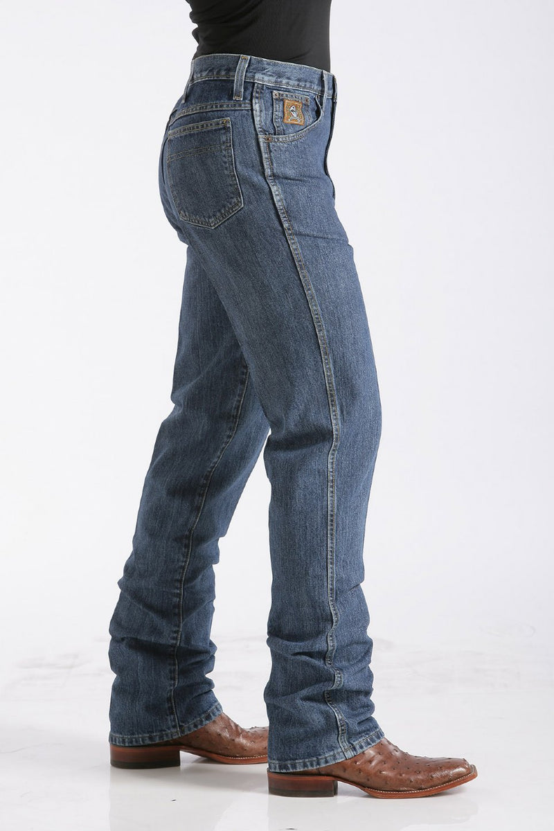Load image into Gallery viewer, Cinch Bronze Label Slim Fit Denim Jean - Dark Stonewash
