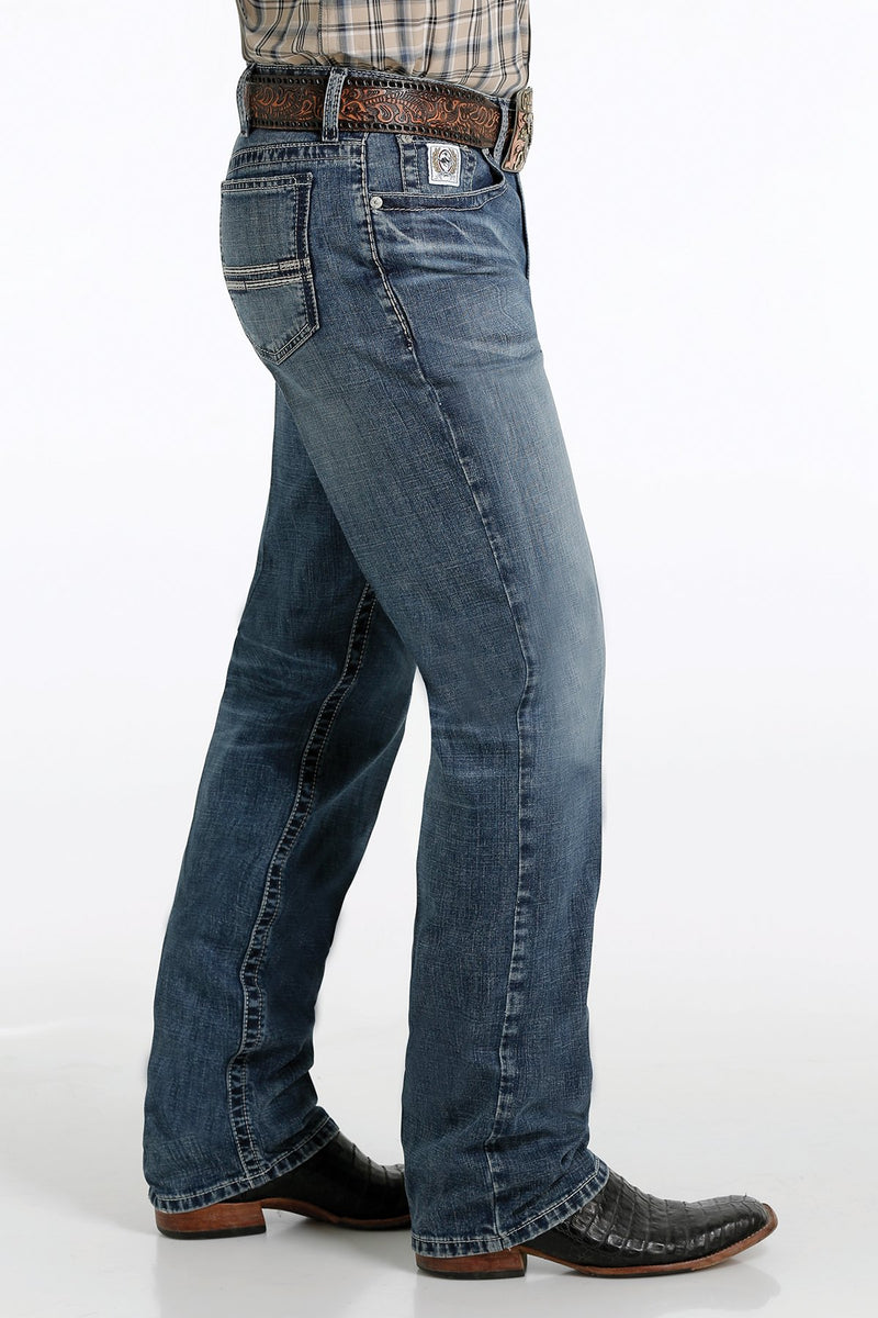 Load image into Gallery viewer, Cinch White Label ARENAFLEX Relaxed Fit Denim Jean - Medium Stonewash
