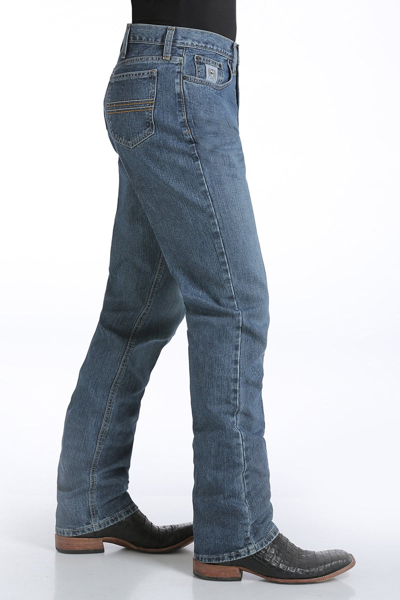 Load image into Gallery viewer, Cinch Silver Label Slim Fit Denim Jean - Medium Stonewash

