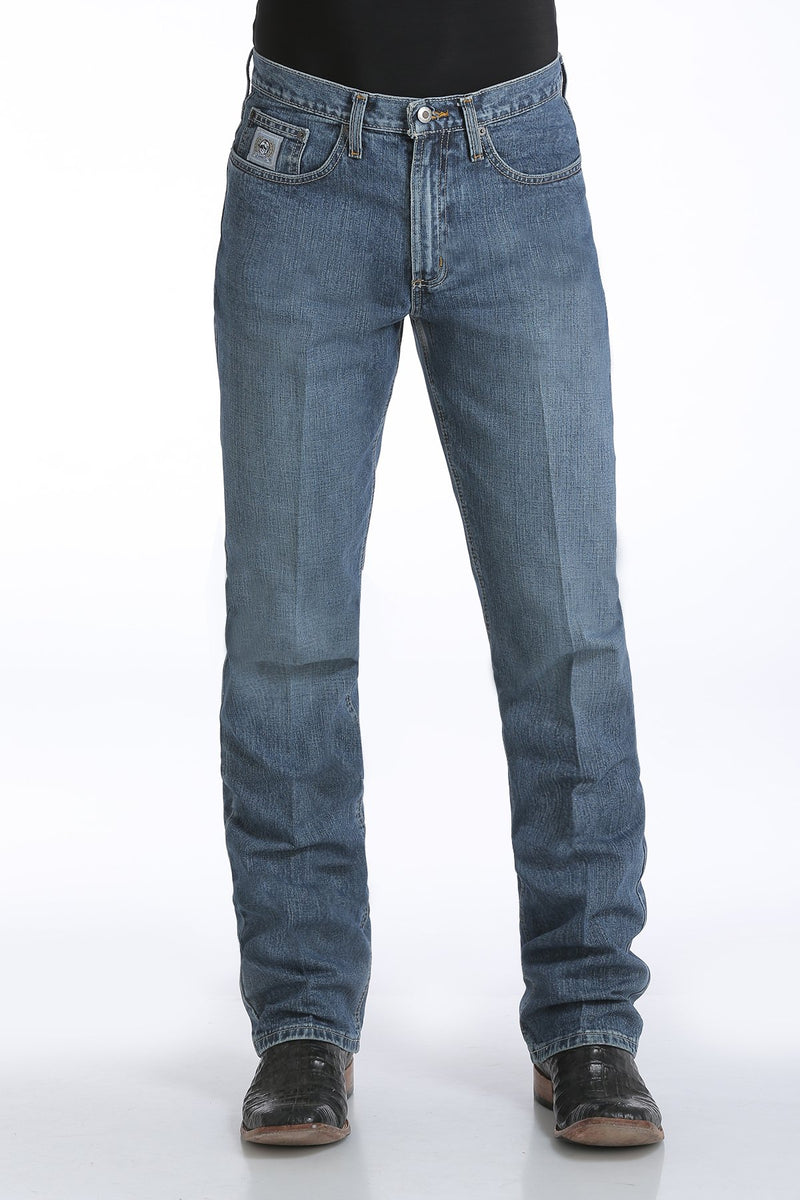 Load image into Gallery viewer, Cinch Silver Label Slim Fit Denim Jean - Medium Stonewash
