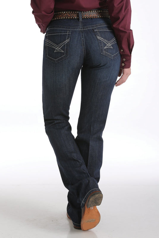 Cinch Ada Relaxed Fit Denim Jean - Dark Stonewash