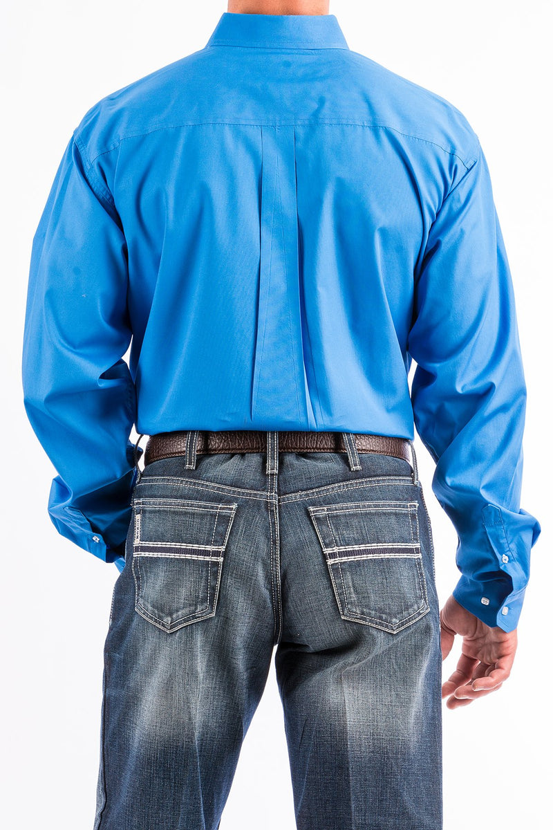 Load image into Gallery viewer, Cinch Mens Long Sleeve Solid Shirt - Blue
