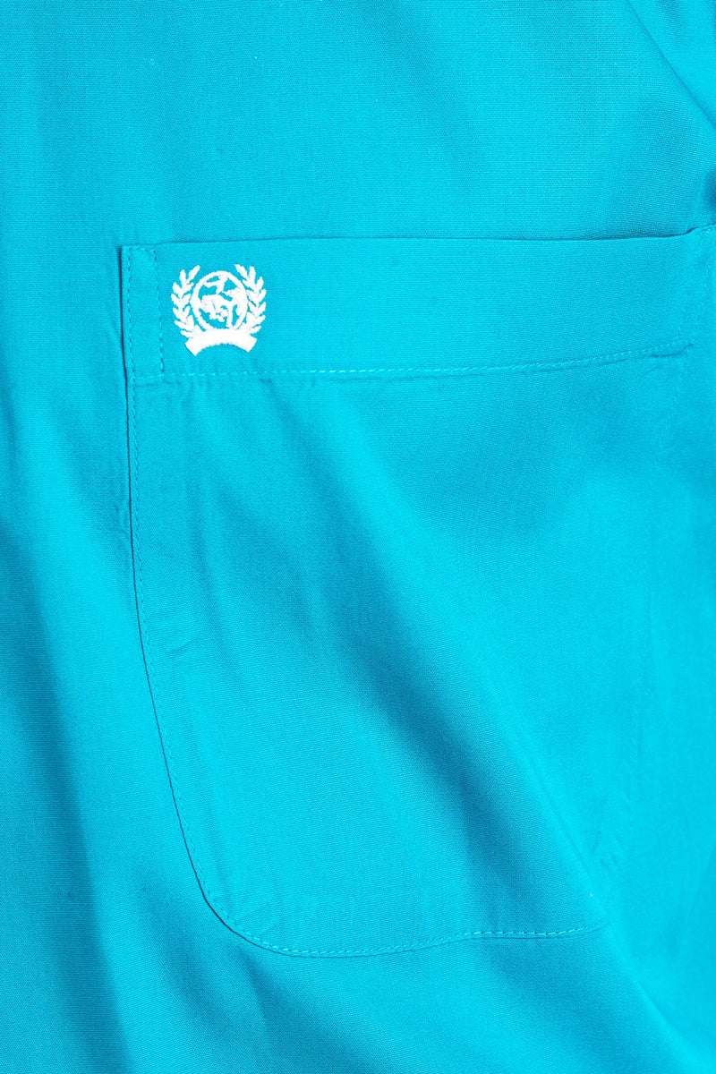 Load image into Gallery viewer, Cinch Mens Long Sleeve Solid Shirt - Teal
