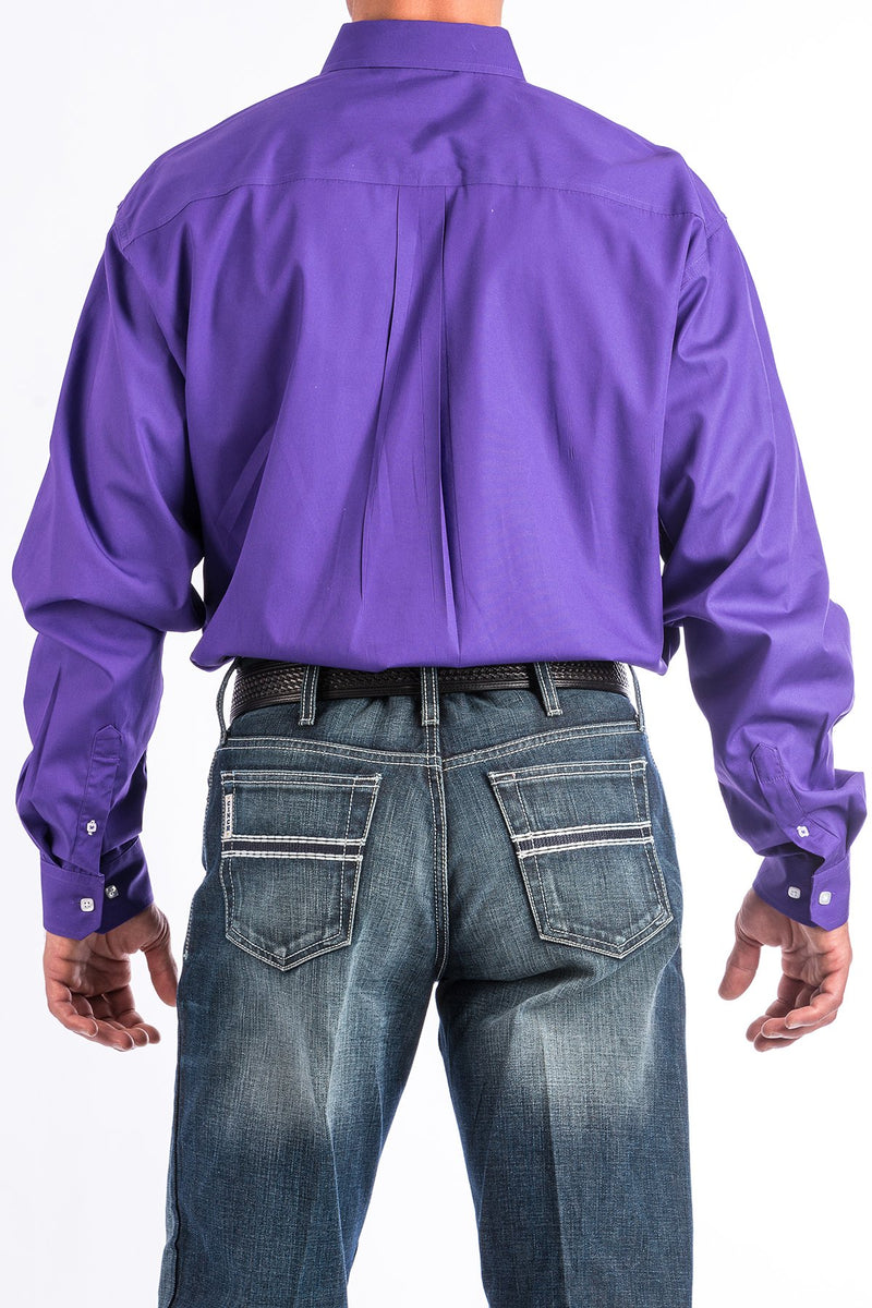 Load image into Gallery viewer, Cinch Mens Long Sleeve Solid Shirt - Purple
