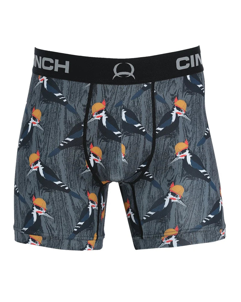 Load image into Gallery viewer, Cinch Mens ARENAFLEX 6" Boxer Brief - Woodpecker
