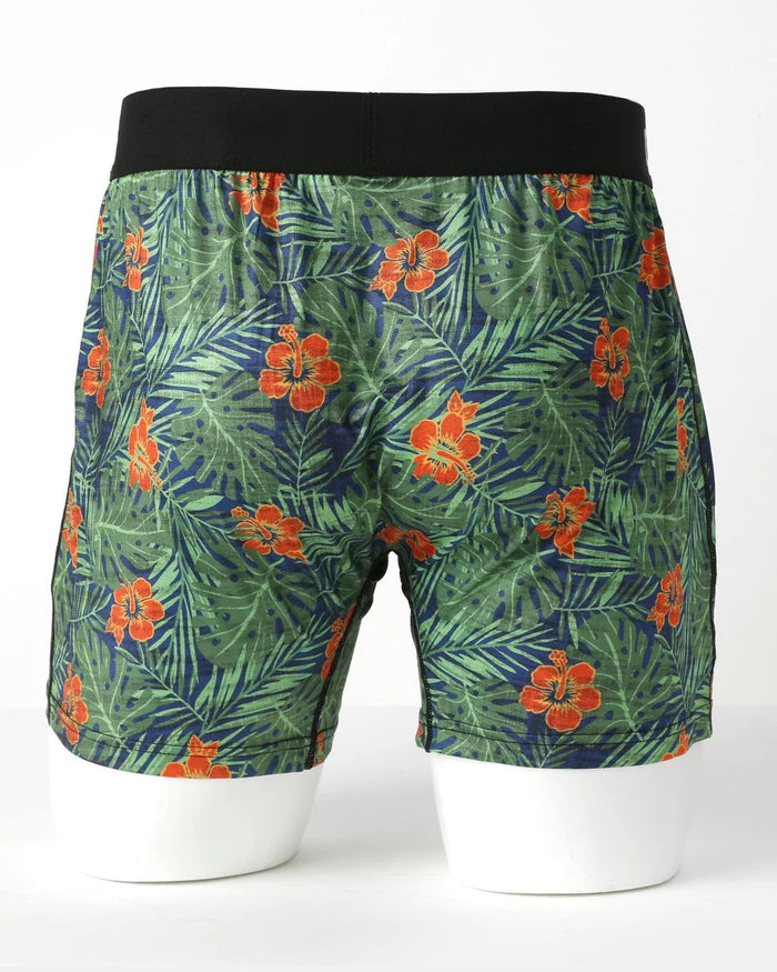 Load image into Gallery viewer, Cinch Mens ARENAFLEX 5" Loose Fit Boxer Brief - Hawaiian
