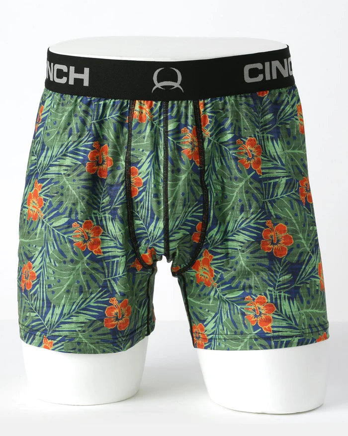 Load image into Gallery viewer, Cinch Mens ARENAFLEX 5" Loose Fit Boxer Brief - Hawaiian
