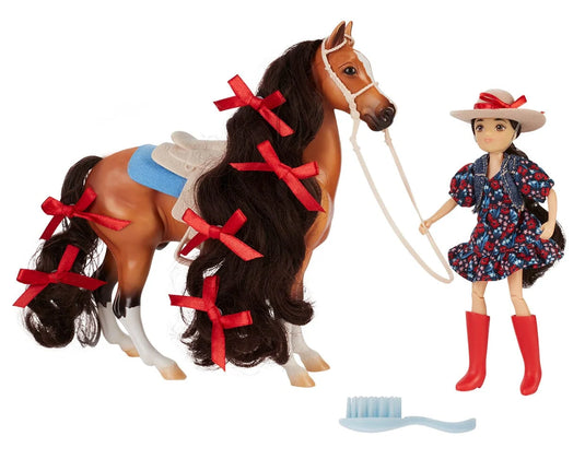 Breyer Western Horse & Rider Set - Nora & Boots