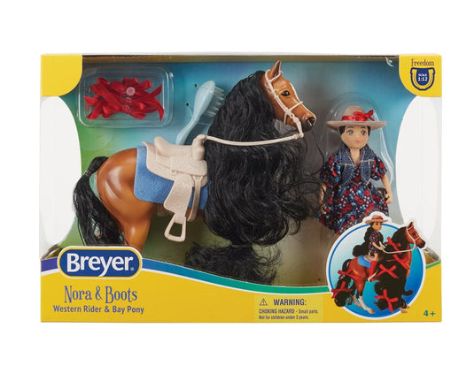 Breyer Western Horse & Rider Set - Nora & Boots