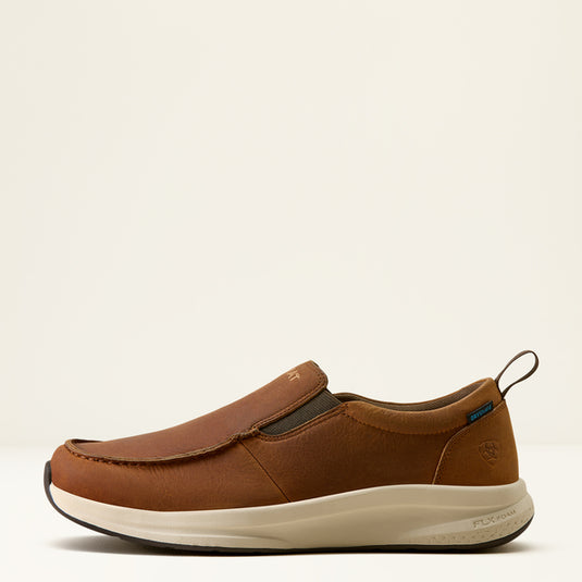 Ariat Men's Buckeye Slip On Waterproof Shoe - Tan Bark